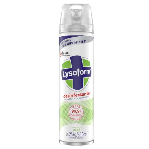 Desinfectante LYSOFORM bebé 390 cc