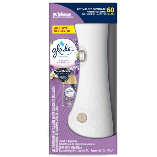 Desodorante Ambiente Glade Automático Lavanda y Vainilla