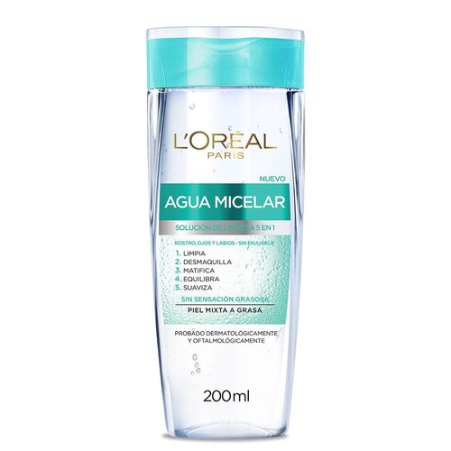 Agua micelar L´OREAL piel mixta 200 ml