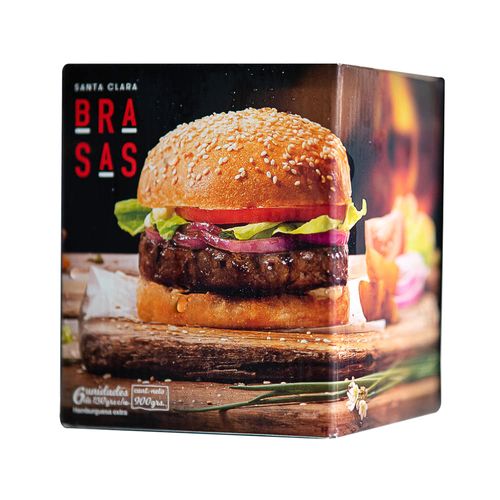 Hamburguesas BRASAS x6 un. 900 g