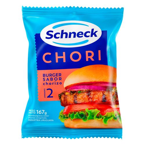 Hamburguesas chori SCHNECK 2 un.