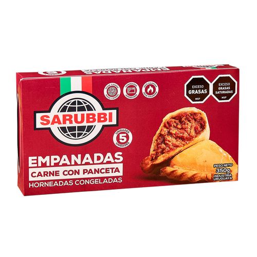 Empanadas carne y panceta SARUBBI x 5 350 g