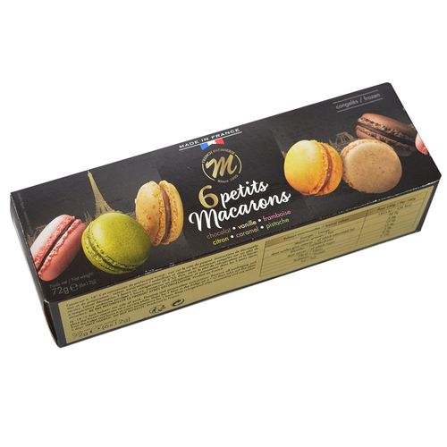 Macarrons surtidos x 6 un. 72 g