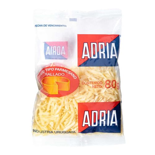 Queso rallado grueso Adria 80 g
