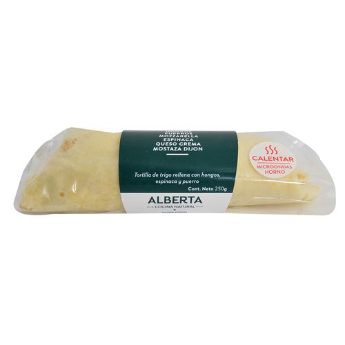 Wrap gourmet puerros y hongos 250 g