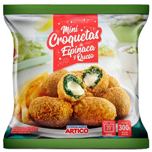 Mini croquetas espinaca y queso ÁRTICO 300 g