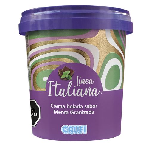 Helado CRUFI Línea Italiana menta granizada 300 g