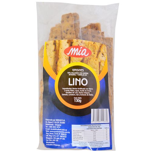 Grisines con lino 130 g