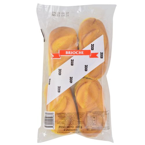 Pan brioche AMSTERDAM 4 un.