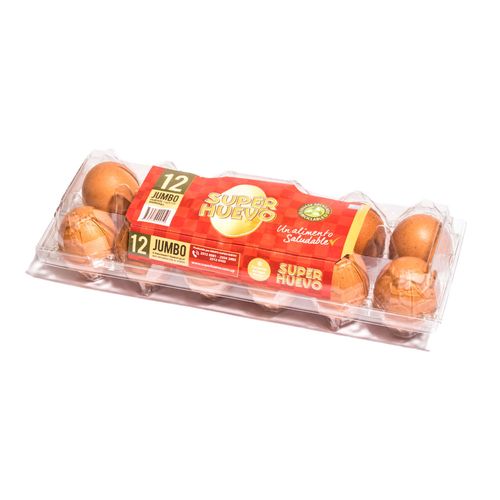 Super huevo JUMBO 12 un.