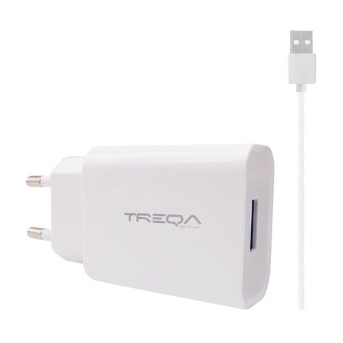 Cargador TREQA USB 3.0 a con Cable Micro USB