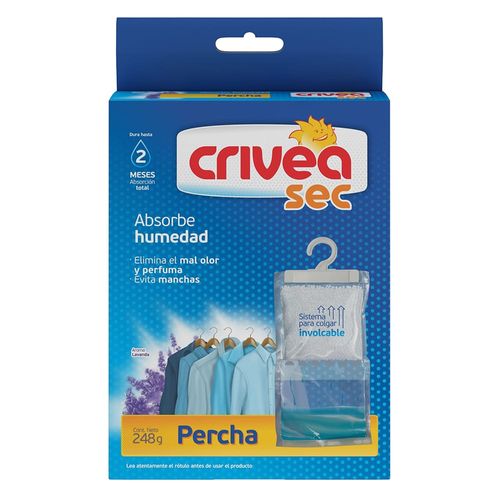 Absorbe humedad CRIVEA sec percha 248 g