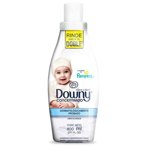 Suavizante ropa DOWNY suave y gentil bt. 800 ml