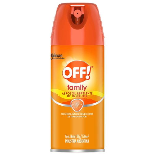 Repelente en aerosol OFF family 170 ml