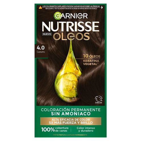 Coloración NUTRISSE óleos Castano 4.0