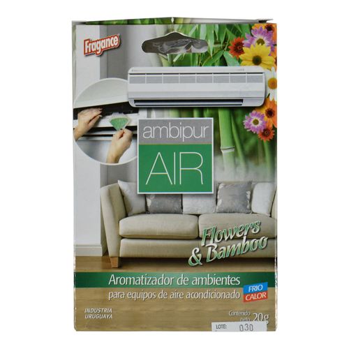 Aromatizador Aire Acondicionado FRAGANCE Flower Bambú