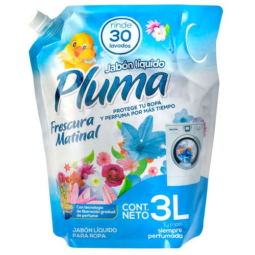 Deter Líquido para Ropa PLUMA 3 L