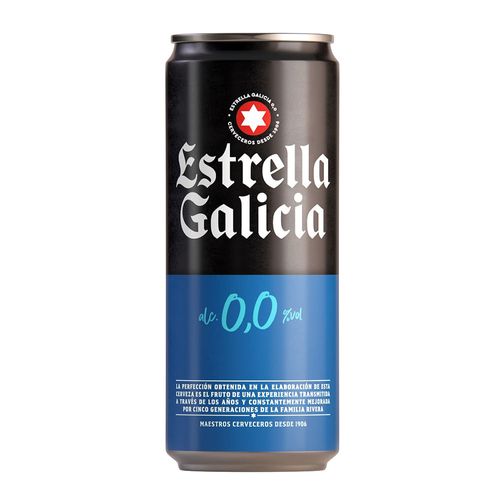 Cerveza ESTRELLA GALICIA 0,0% 330 ml