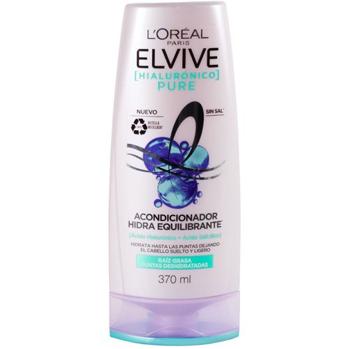 Acondicionador ELVIVE hialurónico pure 370 ml