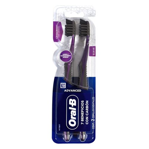 Pack x2 cepillo dental ORAL-B 7 beneficios