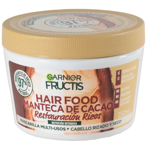 Tratamiento FRUCTIS Hair Food manteca de cacao 350 ml