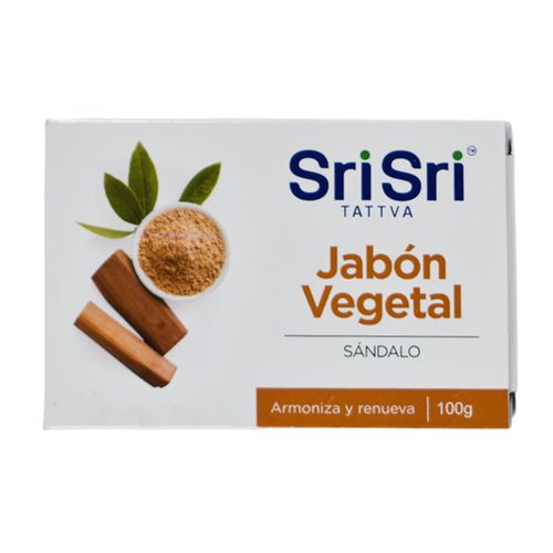 Jabón vegetal con sándalo PUREDERM 100 g