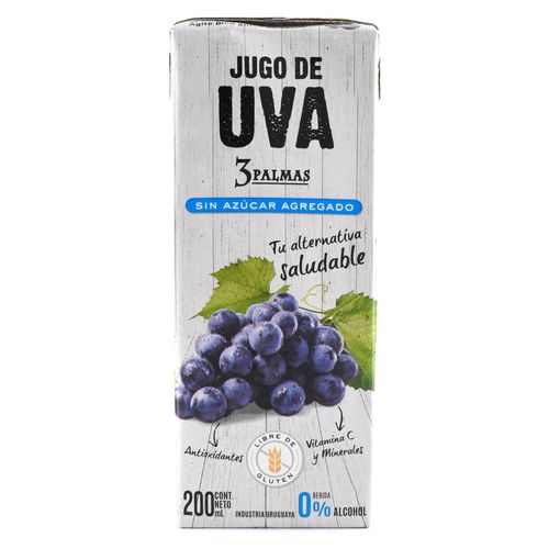 Jugo de uva TRES PALMAS 200 ml