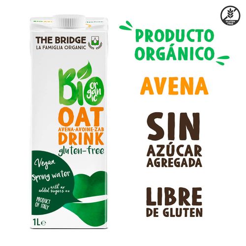 Bebida THE BRIDGE sin gluten de avena Bio