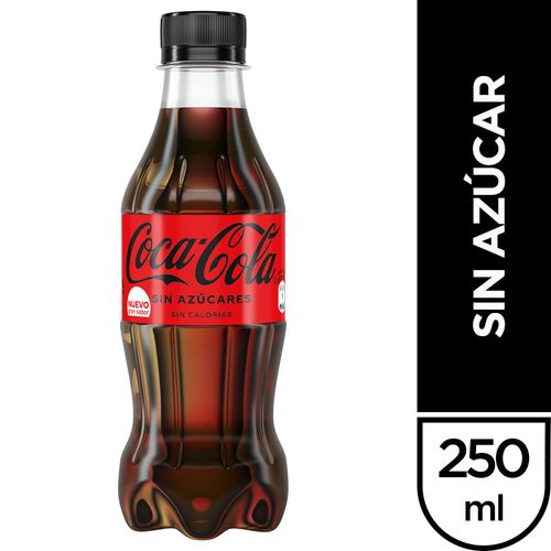 Refresco COCA COLA sin azúcar 250 ml