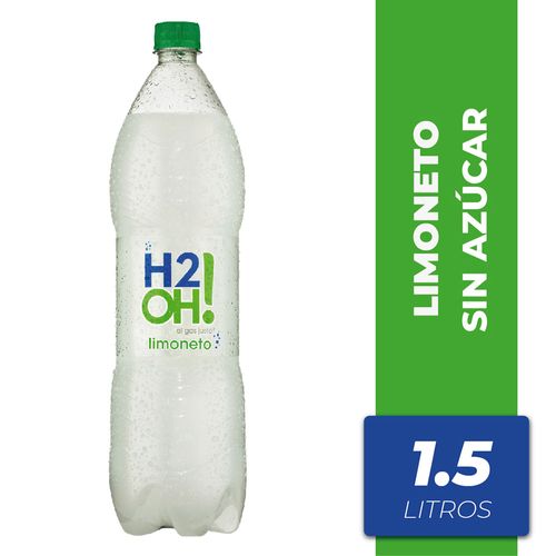 Agua saborizada H2OH Limoneto 1.5 L