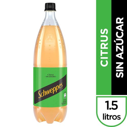 Refresco SCHWEPPES citrus sin azúcar 1.5 L