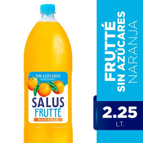 Agua SALUS Frutté sin azúcar Naranja 2.25 L