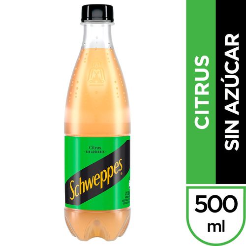 Refresco SCHWEPPES citrus sin azúcar 500 ml