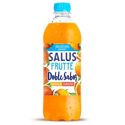 Agua SALUS Frutté sin azúcar naranja durazno 600 ml