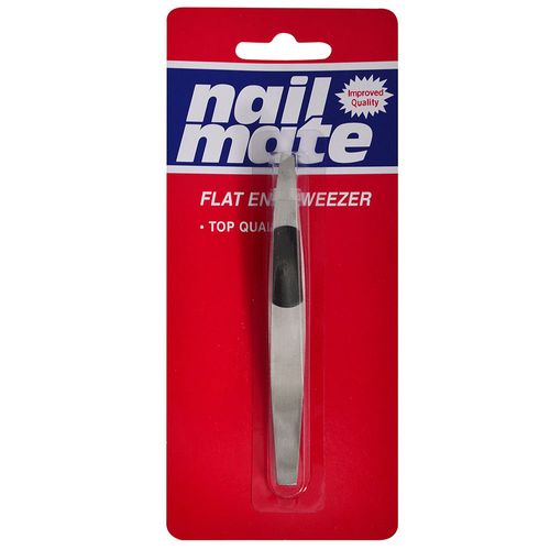 Pinza para depilar NAIL Mate mango con silicona