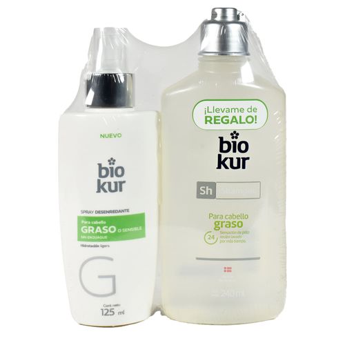 Tratamiento reparador bio kur cabello graso 125 ml