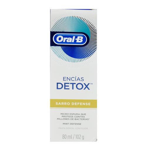 Crema dental ORAL-B Detox Tártaro/Sarro Defense 102 g