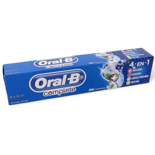 Crema dental ORAL-B complete 80 g 4 en 1