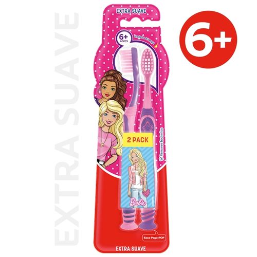 Pack x 2 cepillo dental COLGATE Smiles Barbie/Spider