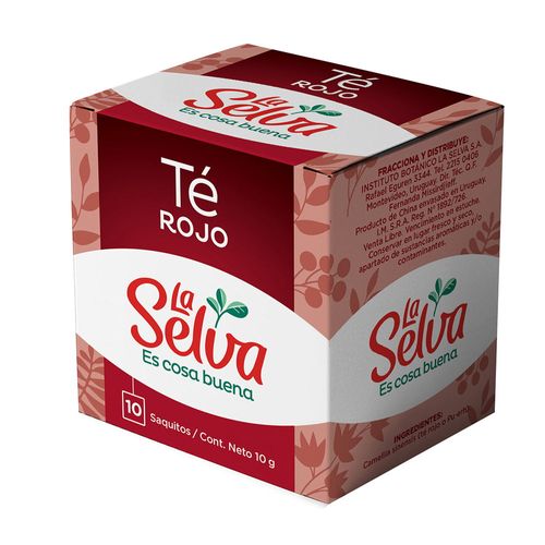 Té LA SELVA rojo 10 un.