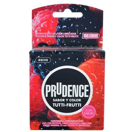 Preservativo PRUDENCE tuti fruti 3 un.