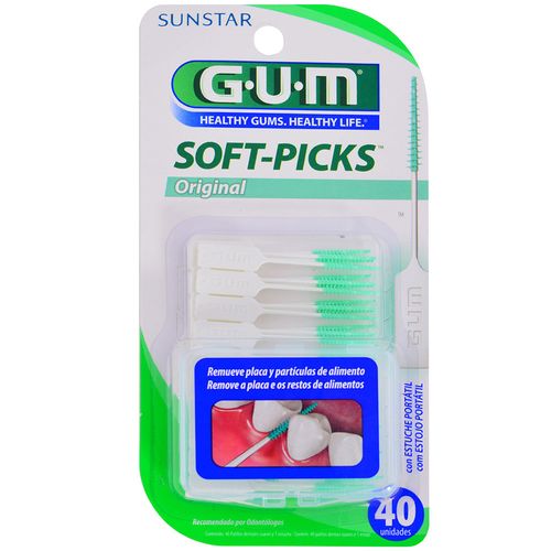 Cepillo interdental GUM de goma blister 40 un