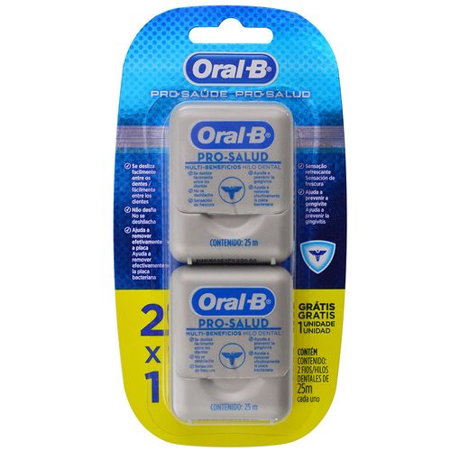 Hilo dental ORAL-B Pro Salud 25 m 2x1