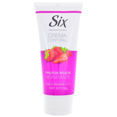 Crema Corporal SIX Frutos Rojos 195 g