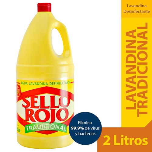 Agua Lavandina SELLO ROJO 2 L