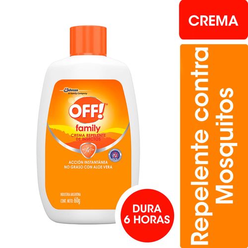 Repelente crema OFF family 60 g