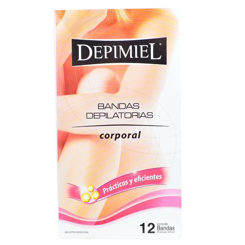 Cera depilatoria Corporal DEPIMIEL en bandas