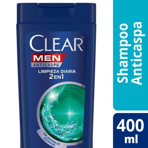 Shampoo EFFECT Clear Dual 2 en 1 400 ml