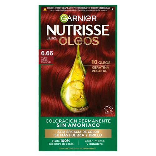 Coloración NUTRISSE óleos Rubio Rojizo Profundo 6.66