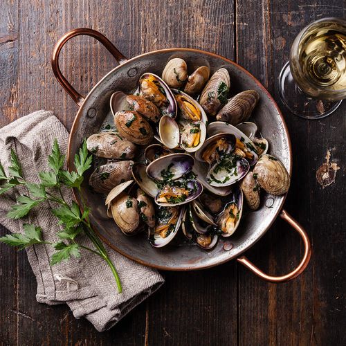 Pulpa de almeja chica en bandeja 300 g